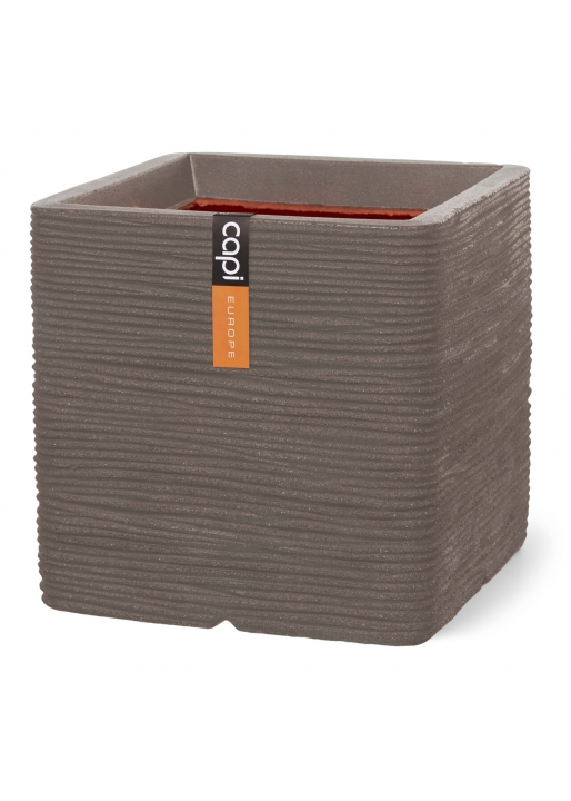 Vaso Capi Nature Rib NL Square Planter