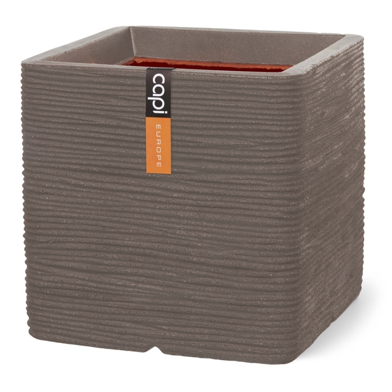 Vaso Capi Nature Rib NL Square Planter