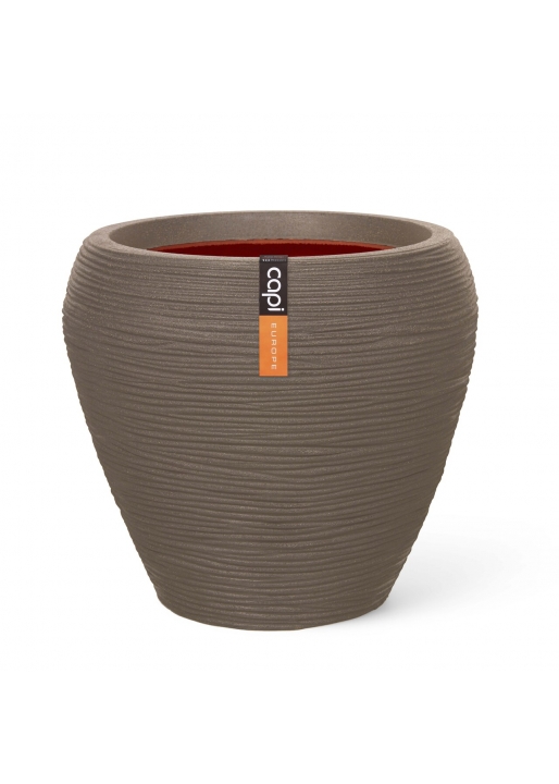 Vaso Capi Nature Rib NL Taper Vase Round