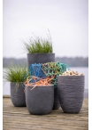 Vaso Capi Planter Ball Cork Rib NL Terrazzo