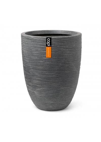 Vaso Capi Vase Elegant Low Cork Rib NL Terrazzo