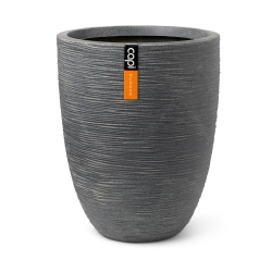 Vaso Capi Vase Elegant Low Cork Rib NL Terrazzo