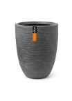 Vaso Capi Vase Elegant Low Cork Rib NL Terrazzo