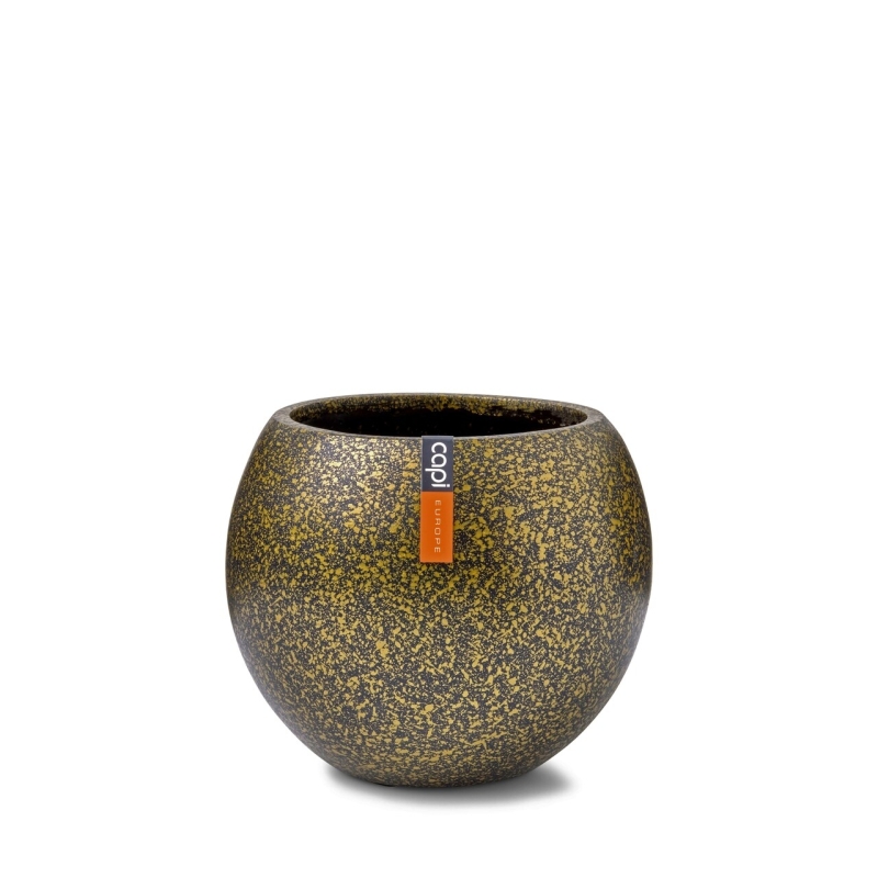 Vaso Capi Vase Ball Terrazzo Gold