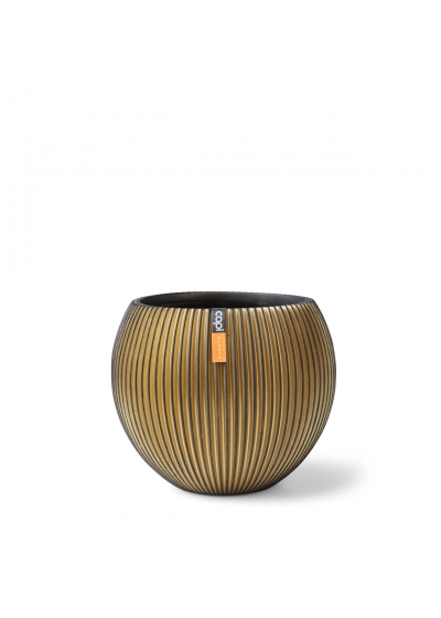 Vaso Capi Vase Ball Groove Black