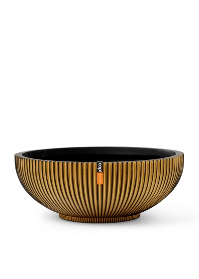 Vaso Capi Bowl Groove Black