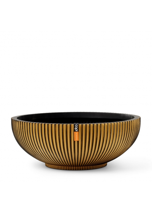 Vaso Capi Bowl Groove Black