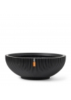 Vaso Capi Bowl Groove Black