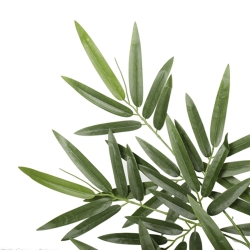 Bamboo • Ramo Artificiale con 55 foglie • Verde • FR • H. 75 cm
