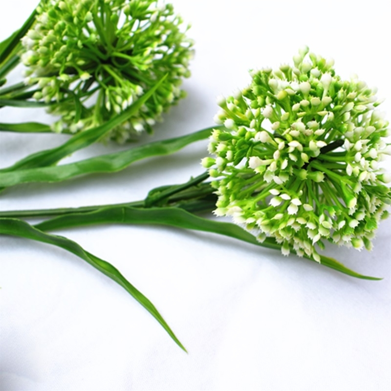 Hydrangea • Cespuglio Artificiale • Verde/Bianco • UVR/FR • H. 35 cm, Ø 15 cm