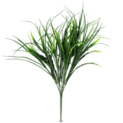 River Grass • Cespuglio Artificiale • Verde • UVR/FR • H. 50 cm, Ø 35 cm