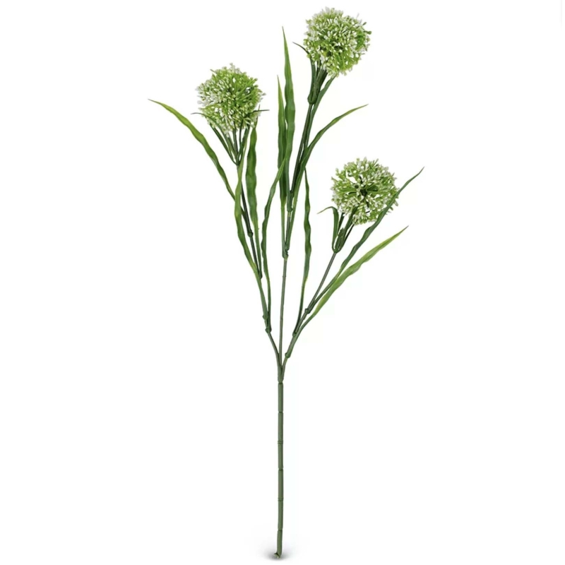 Hydrangea • Cespuglio Artificiale • Verde/Bianco • UVR/FR • H. 35 cm, Ø 15 cm
