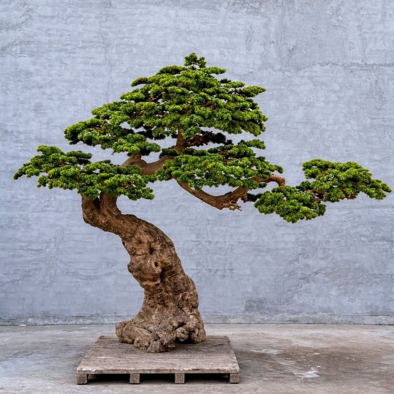 Pino bonsai artificiale Pinotto 180 cm