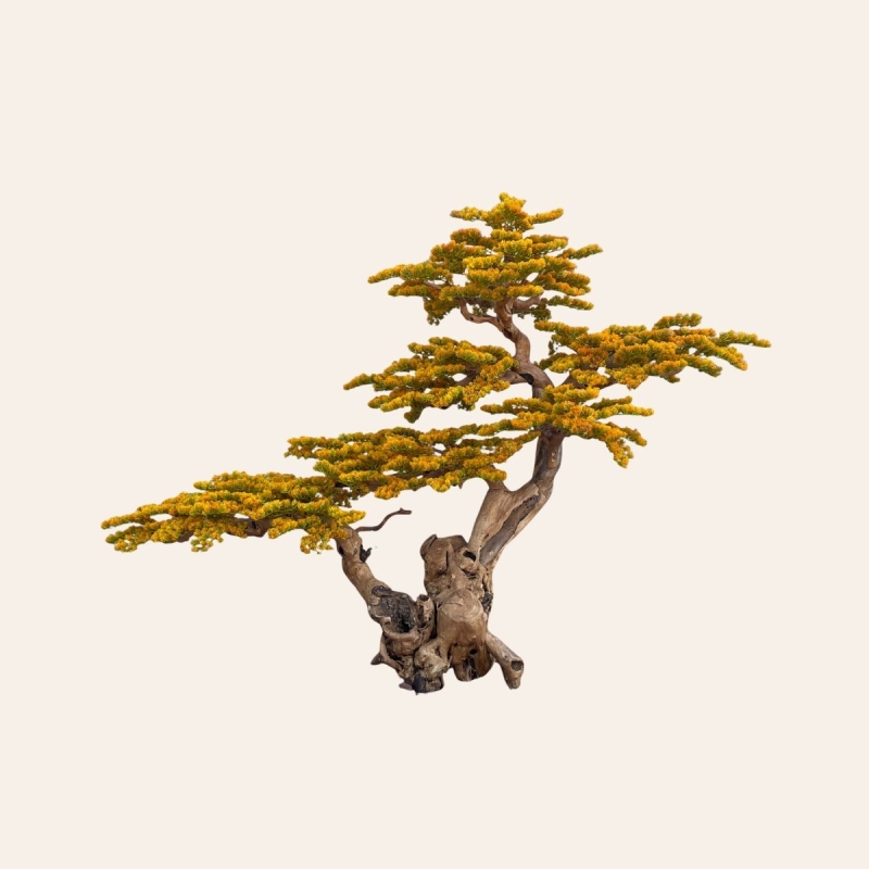 Pino bonsai artificiale Pino Giallo 180 cm