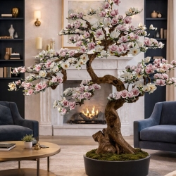 Bonsai fiorito artificiale Brenda 210 cm