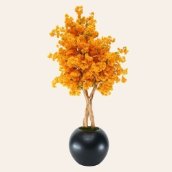 Albero di ciliegio giallo artificiale Sole 240 cm