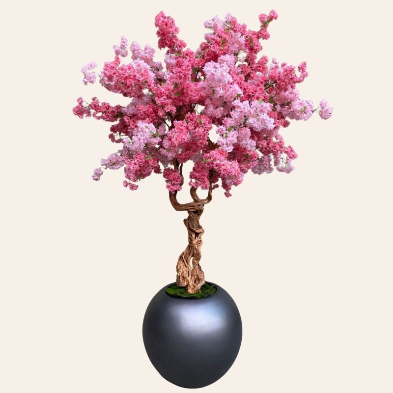 Albero di ciliegio rosa artificiale Hanami 220 cm