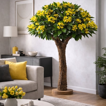 Osmanto giallo artificiale Greta 180 cm