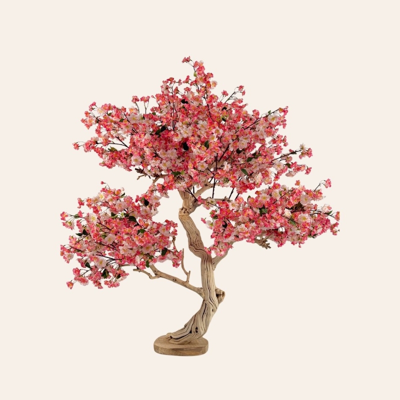Ciliegio rosa corallo artificiale Alice 150 cm