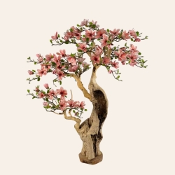 Magnolia rosa artificiale Albarosa 160 cm