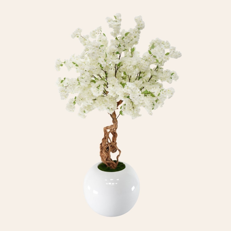 Albero di ciliegio artificiale Biancaluna
