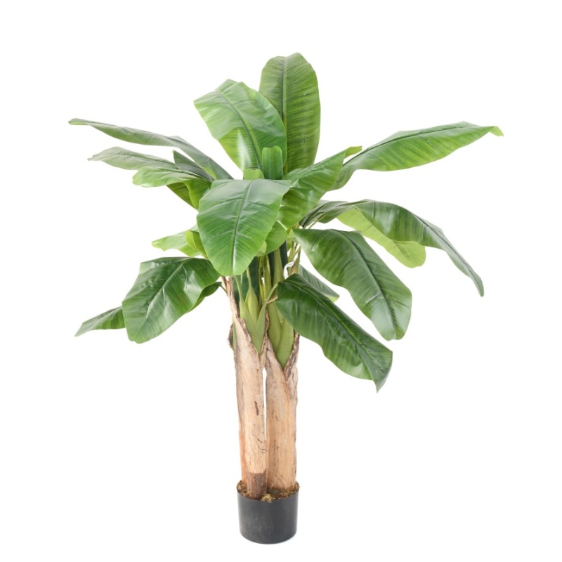 Artificial banana tree three trunks 132-240 cm