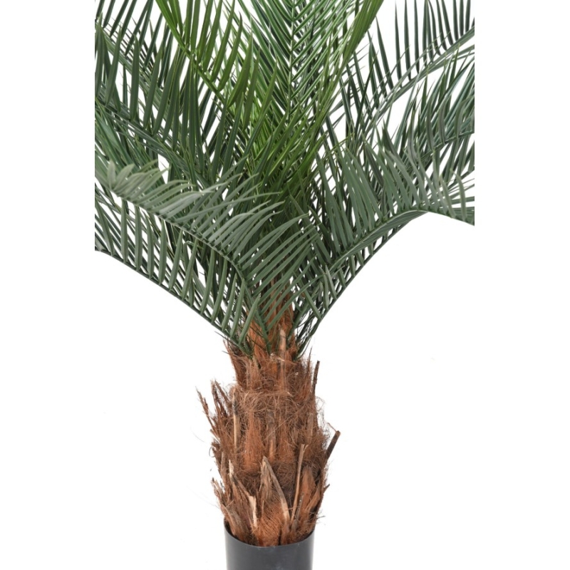 Palma Phoenix artificiale tronco in legno 130 cm