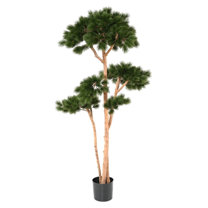 Pino multiplo artificiale 3 tronchi 225 cm