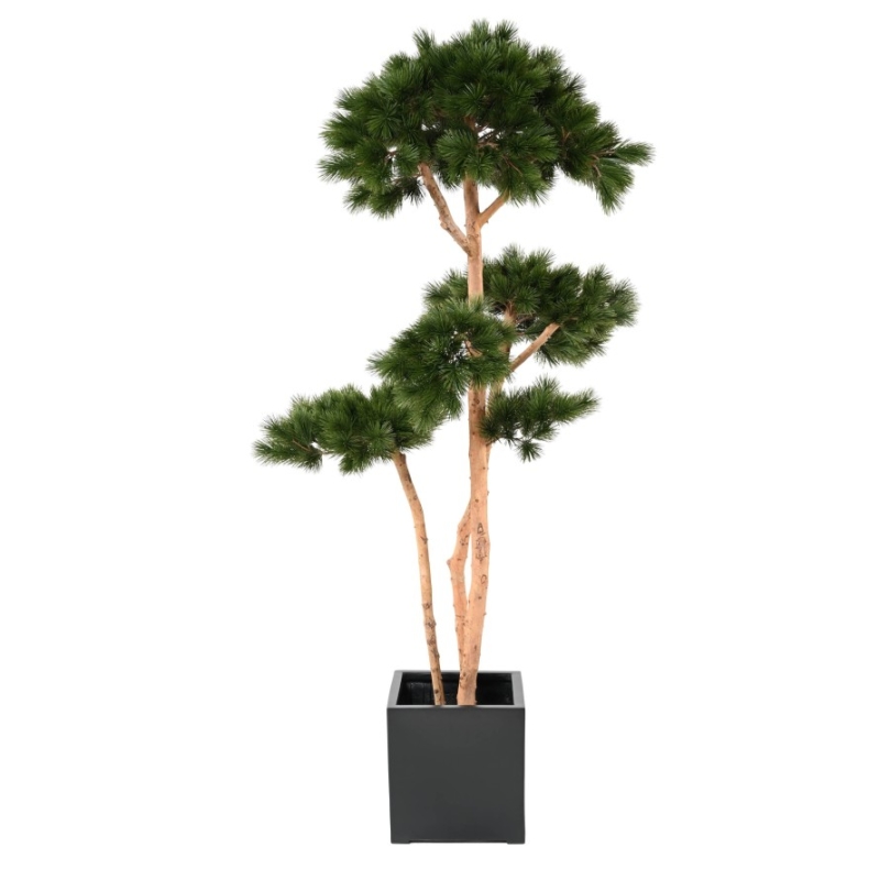 Pino multiplo artificiale 3 tronchi 225 cm