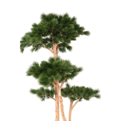 Pino multiplo artificiale 3 tronchi 225 cm