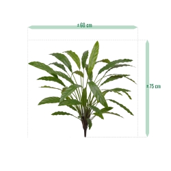 Calathea 75cm Pianta artificiale verde