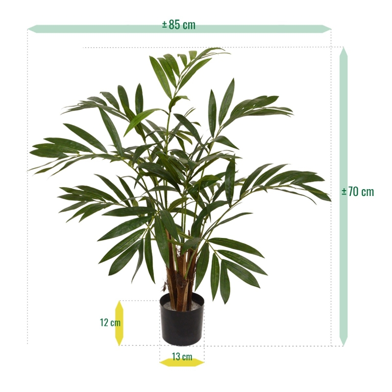 Palma artificiale Chamaedorea 85 cm