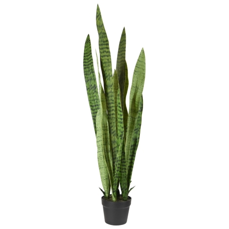 Pianta artificiale di Sanseveria 110cm - verde