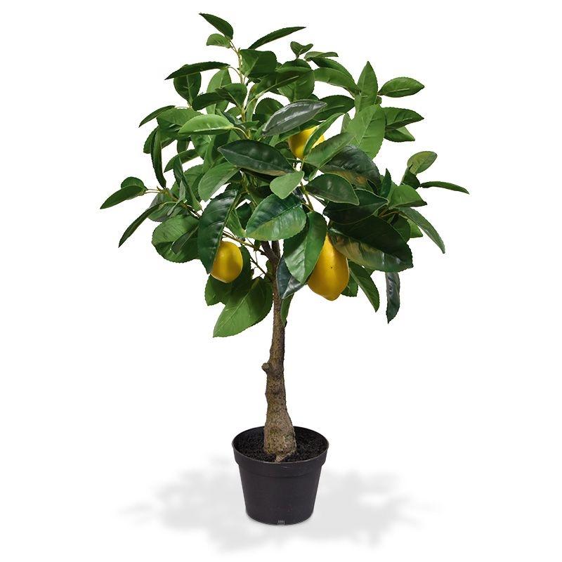 Pianta artificiale di limone 70 cm