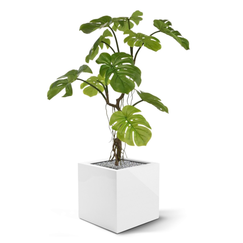 Monstera pianta artificiale 90cm