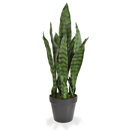 Pianta artificiale di Sanseveria N 50cm - verde