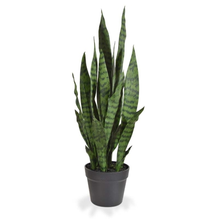 Pianta artificiale di Sanseveria N 70cm - verde