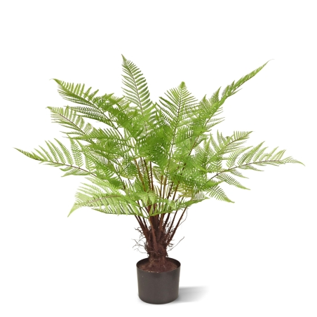 Pianta artificiale di felce forestale 80 cm