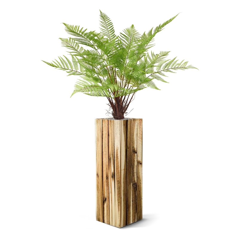 Pianta artificiale di felce forestale 80 cm