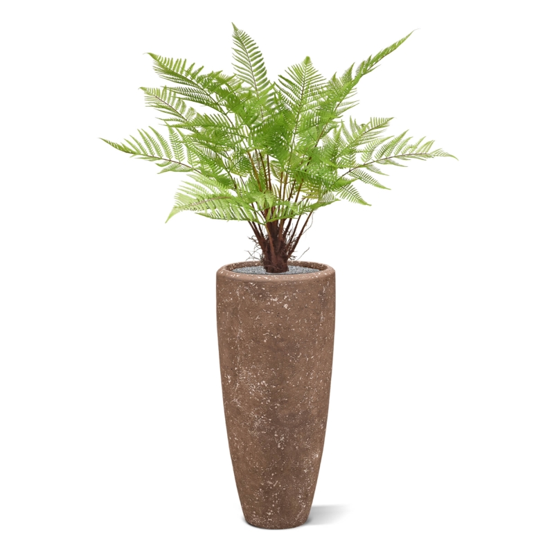 Pianta artificiale di felce forestale 80 cm
