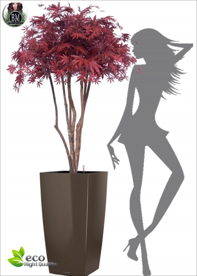 Maple Deluxe Artificial BURGUNDY H. 130 ø60