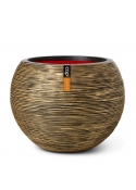 Vaso ball Rib NL 62x48 Oro nero
