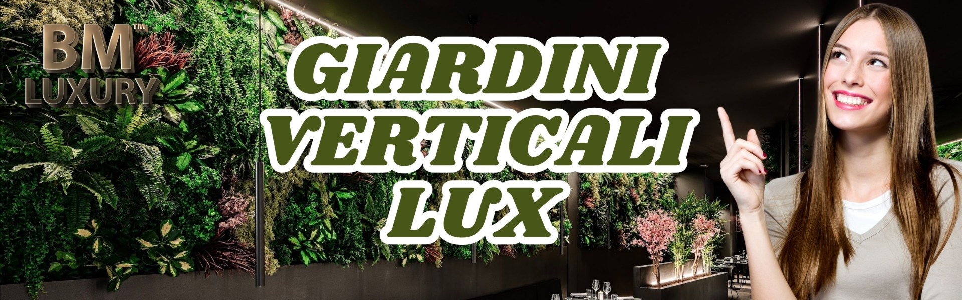 Giardino Verticale Artificiale Lux