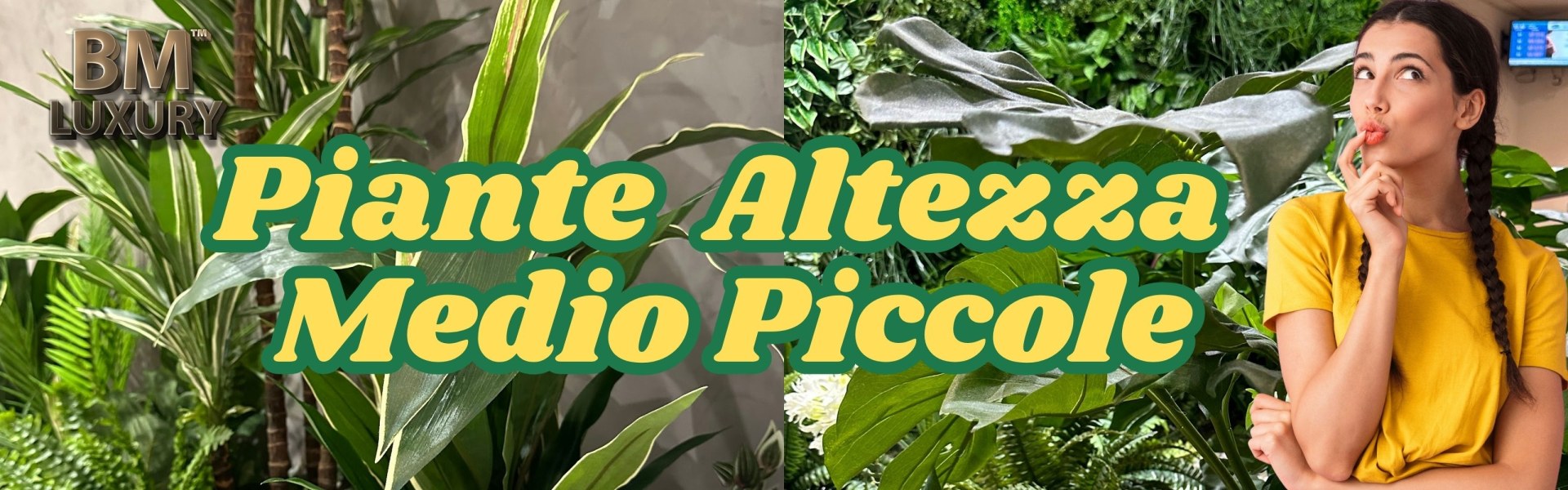 Piante Artificiali Altezza Medio Piccole (fino ad Altezza 1 Mt)