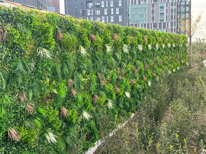 Giardino verticale artificiale da esterno
