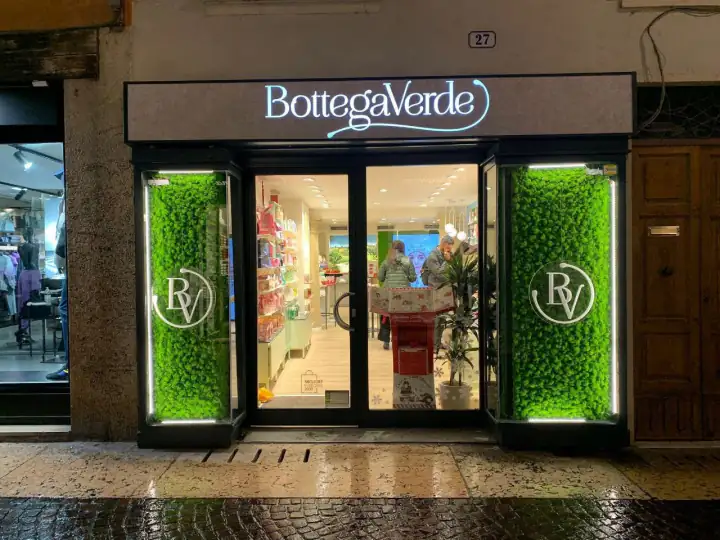 Installazione in lichene stabilizzato per un evento