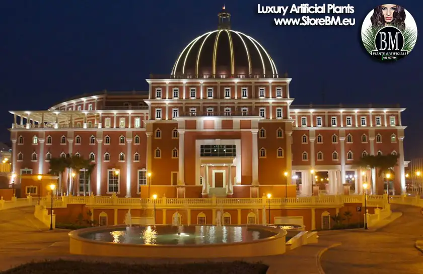 Palazzo dell’Assemblea Nazionale di Luanda con piante artificiali BM Luxury