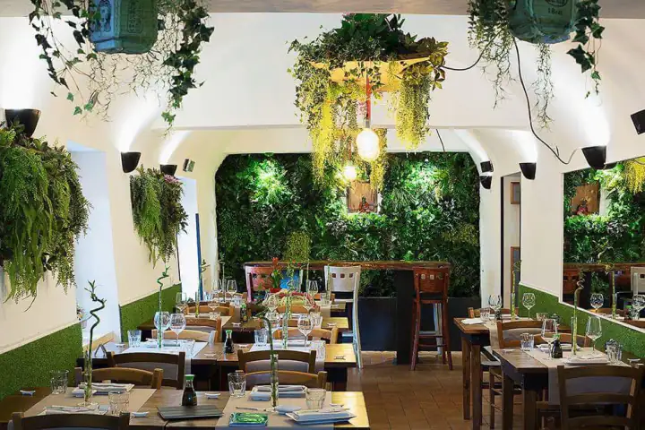 Piante artificiali per ristoranti, bar e locali – foto 9