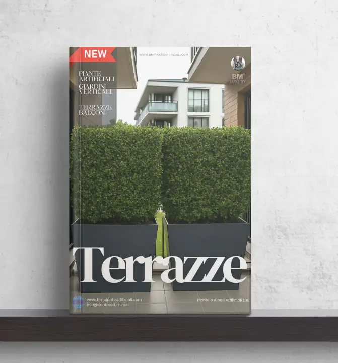 Catalogo piante artificiali per terrazze e balconi
